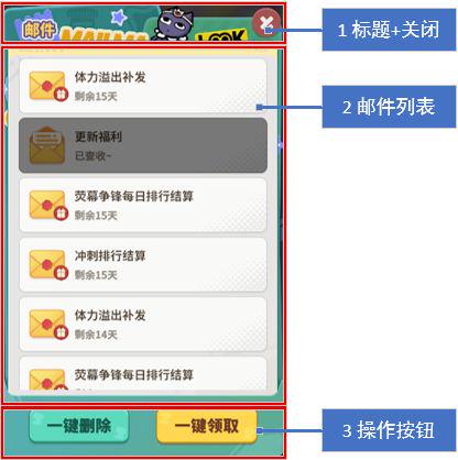 邮件、附件、收藏、删除与跳转 - 邮件列表界面
