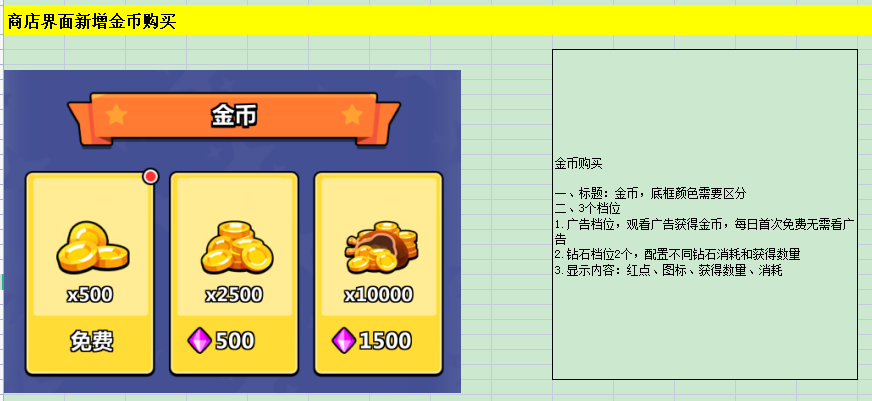 商店、购买与刷新 - 每日首次免费,之后观看广告获得